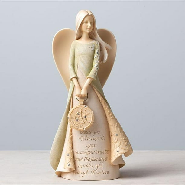 Set of 4 Stone 5 cm  Angels Figurines Home Decor Gift
